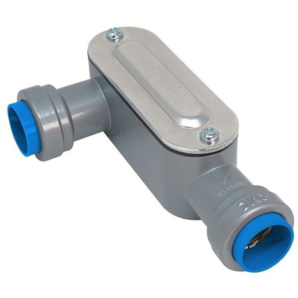 Southwire SIMPush Conduit Body, 12 in Hub, PushIn, Aluminum